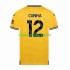 Camisola Wolverhampton Wanderers CUNHA 12 Homem Equipamento Primeiro 2023-2024 Manga Curta